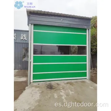 Puerta automática de tela de pvc automática de PVC de alta velocidad